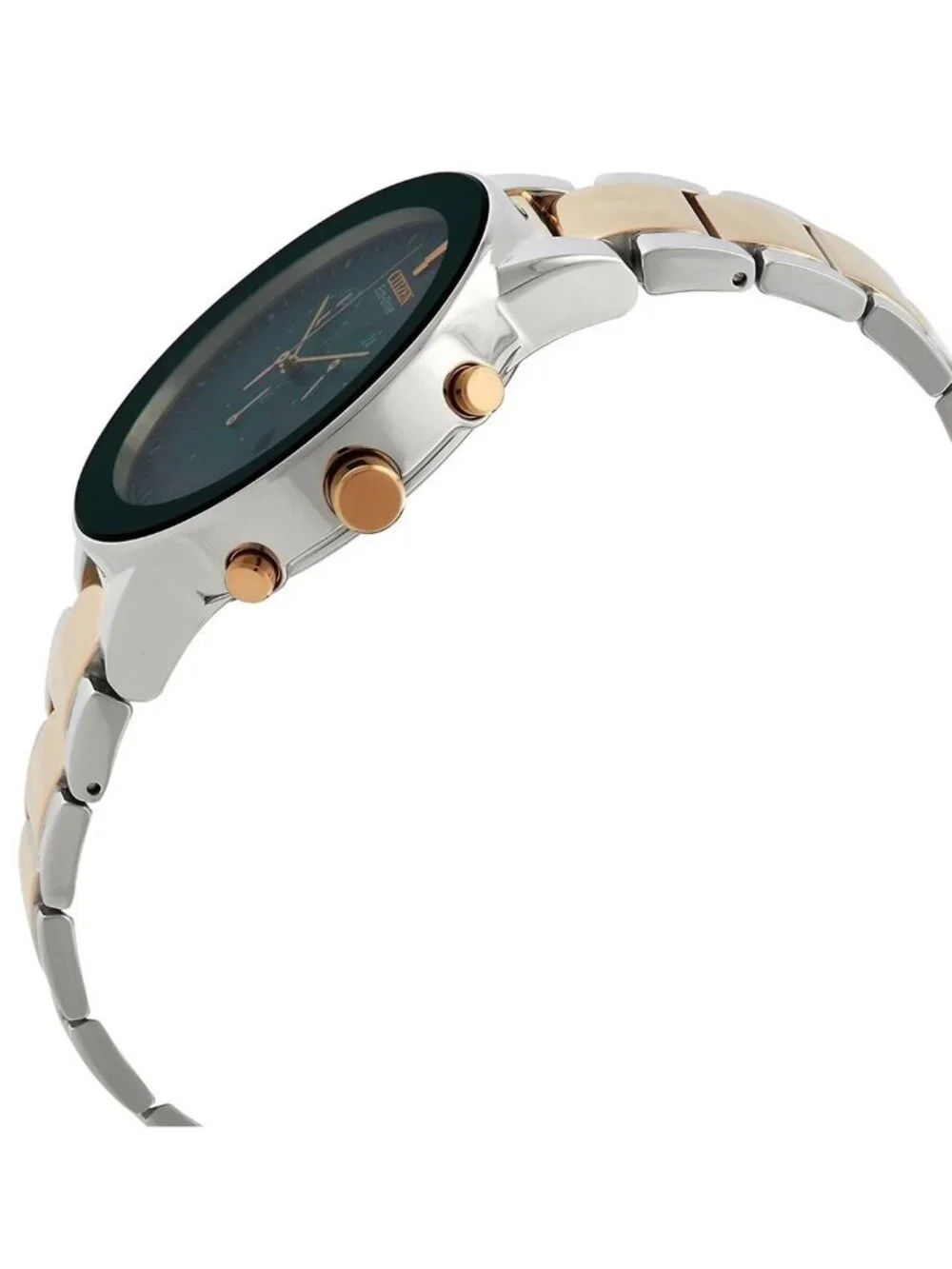 NWT Citizen Chronograph Eco-Drive Green Dial Men's Watch